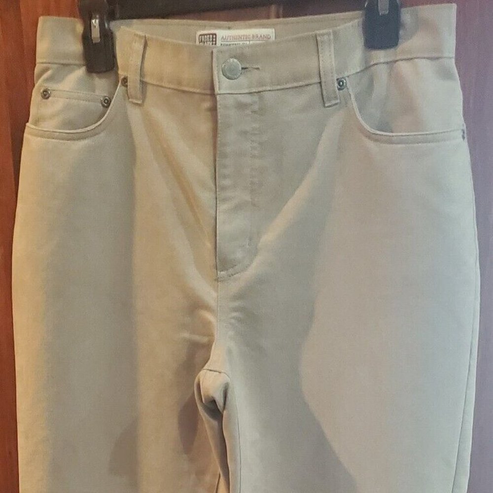 Faded Glory Woman's Size 10 Dress Pants Tan Soft